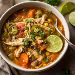 Mexican Chicken Soup : Hearty, Flavorful & Comforting