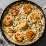 Creamy Chicken Pot Pie Filling : Perfect Over Biscuits or Mashed Potatoes