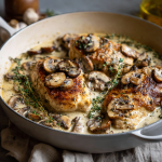 Creamy Mushroom & Thyme Chicken Breast : Comfort in a Skillet
