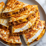 Taco Meat Quesadillas : Crispy, Cheesy, and Packed with Flavor