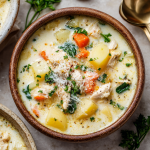 Garlic Parmesan Chicken & Potato Soup : Creamy Comfort in a Bowl