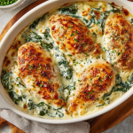 Spinach Artichoke Chicken Bake : Creamy Dip-Inspired Dinner