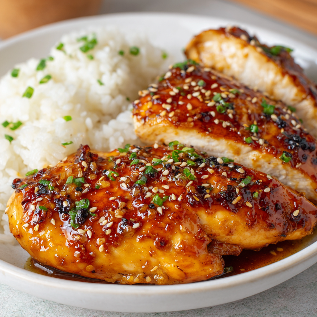 Honey Garlic Chicken Breasts : Sweet, Savory & Ready in 25 Minutes