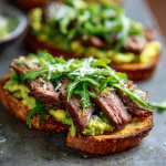 Steak & Avocado Toast : Hearty, Flavor-Packed, and Totally Satisfying