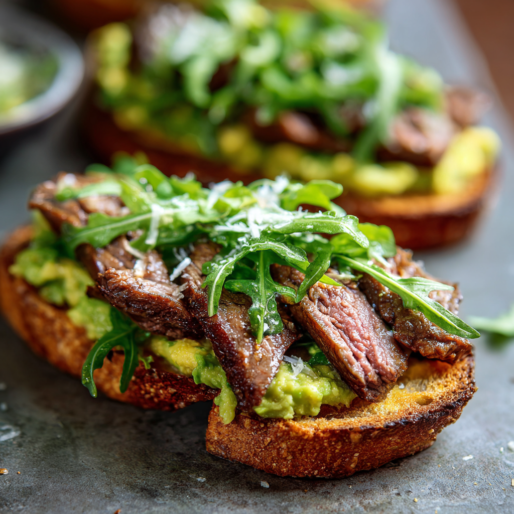 Steak & Avocado Toast : Hearty, Flavor-Packed, and Totally Satisfying