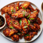 Korean Fried Chicken Wings : Ultra-Crispy with a Sweet Soy Garlic Glaze