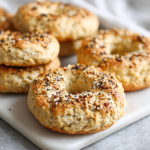 Gluten-Free Protein Bagels : 3 Ingredient High-Protein Snack