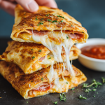 High Protein Pizza Pockets (Cheesy, Savory & Meal Prep Friendly)