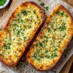 Homemade Garlic Bread Recipe : Crispy, Buttery, and Irresistible