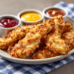 Dipping Chicken Breast Strips : Crispy, Juicy Strips with Bold Sauces
