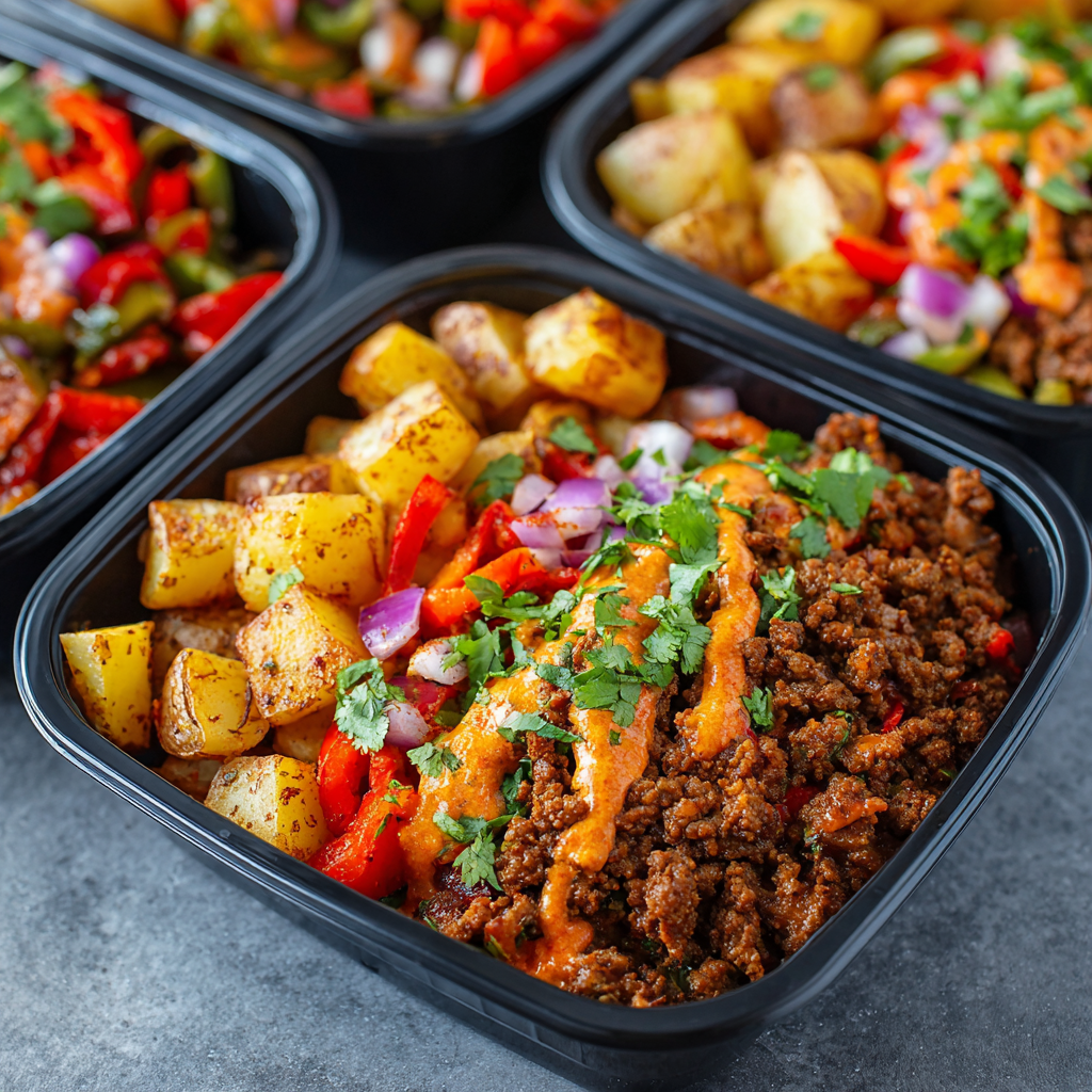 Fajita Beef Taco Meal Prep Bowls : Easy, Flavor-Packed Lunches for the Week