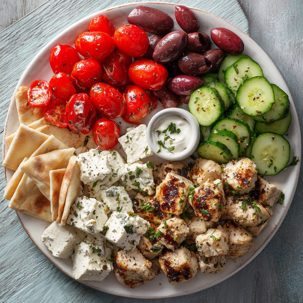 Mediterranean Mini Board : Fresh, Savory, and Snack-Style Simple