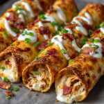 Keto Chicken Bacon Ranch Taquitos
