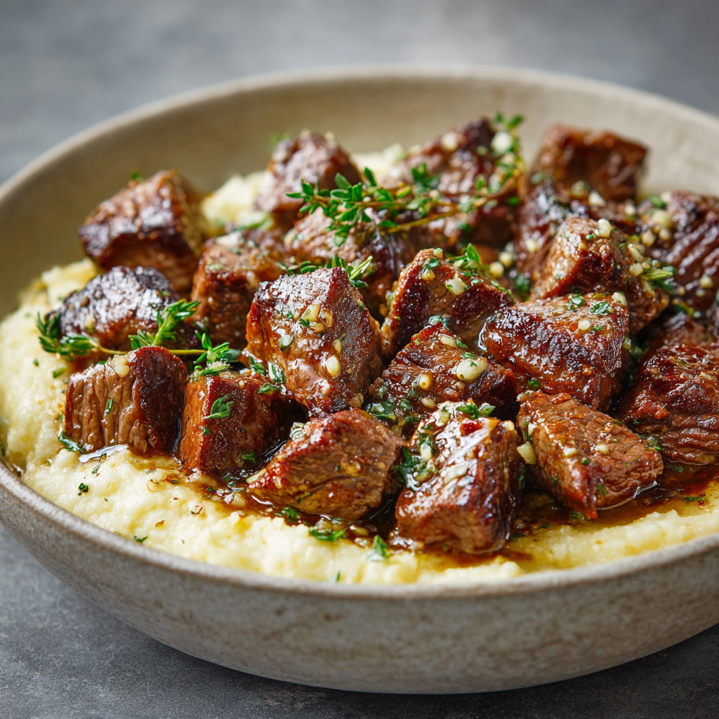 Garlic Butter Steak Bites