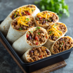 Beef and Bean Burritos