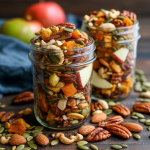 Cinnamon-Spiced Pumpkin Apple Trail Mix