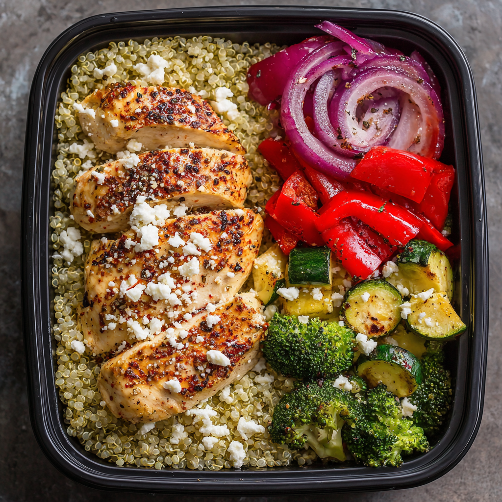 Veggie-Packed Chicken & Quinoa Meal Prep