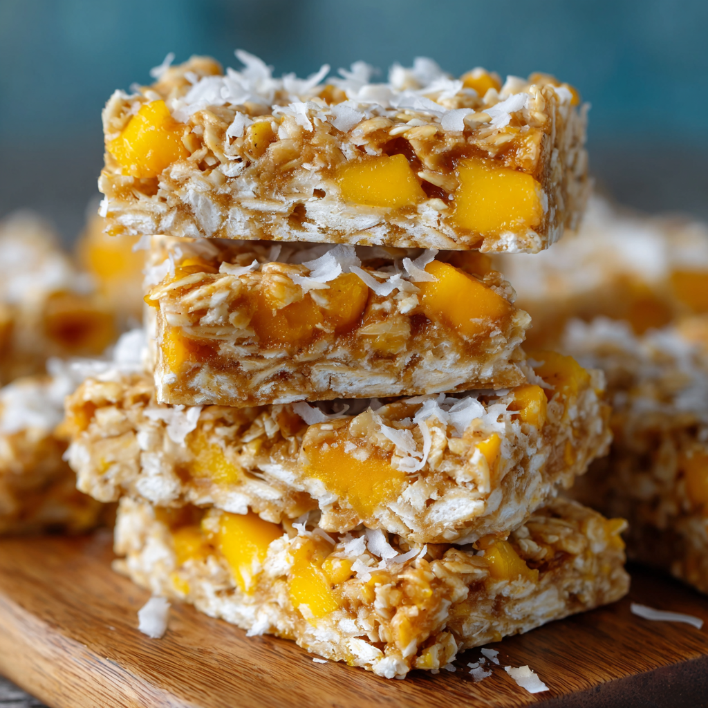 Tropical Mango Granola Bars