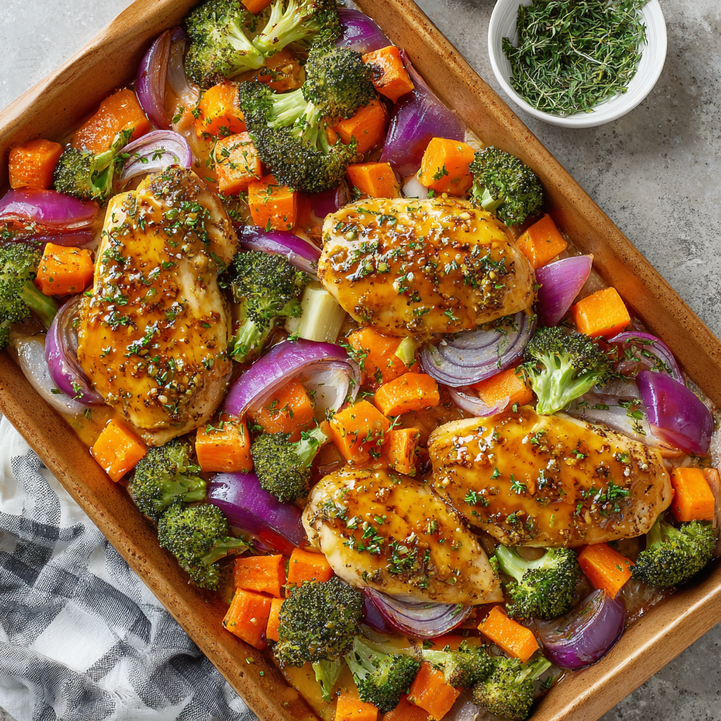 Maple Dijon Chicken and Vegetables
