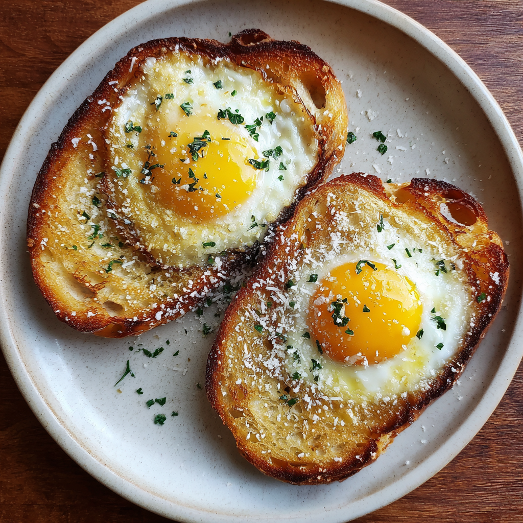 Parmesan with Honey Butter Sourdough Toast