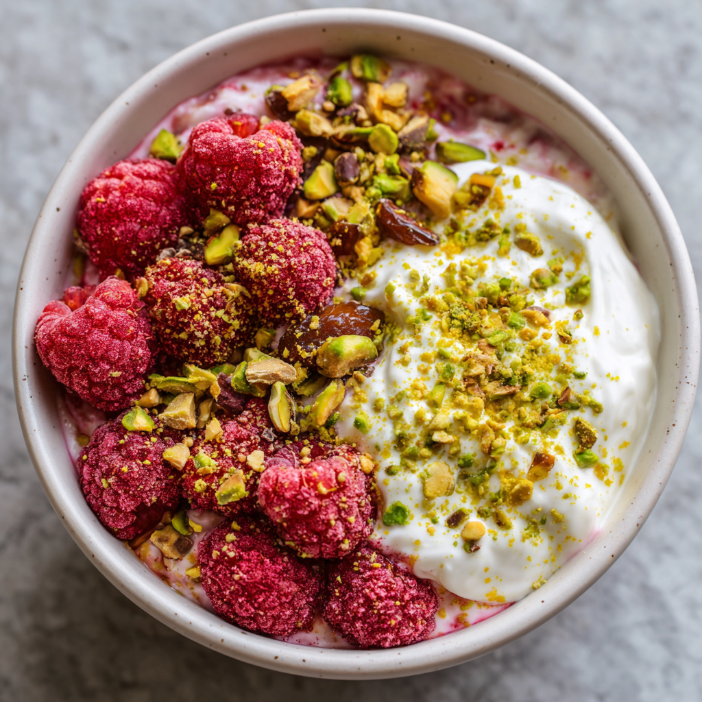 Raspberry Pistachio Power Bowl
