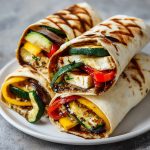 Grilled Vegetable Hummus Wraps