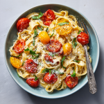 Lemon Pasta with Tomatoes and Basil
