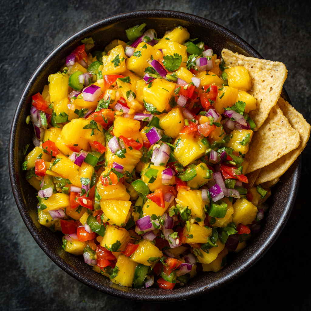 PINEAPPLE MANGO SALSA