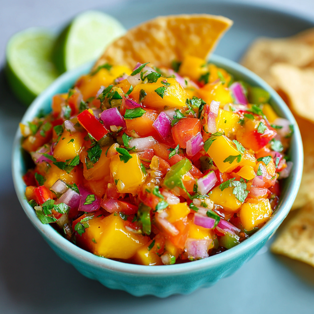 PEACH MANGO SALSA