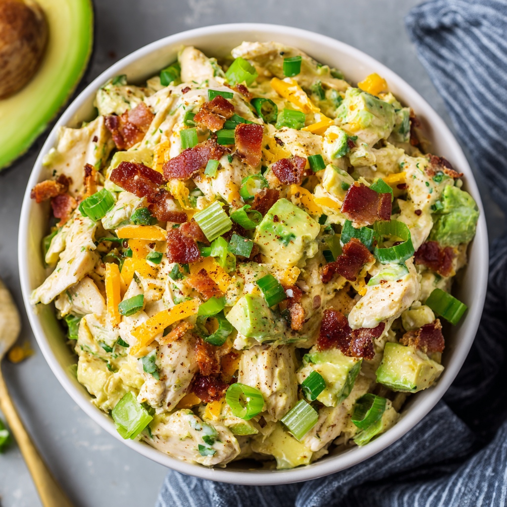 Avocado Bacon Chicken Salad