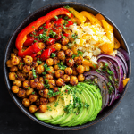 Spicy Chickpea Meal Prep Bowl