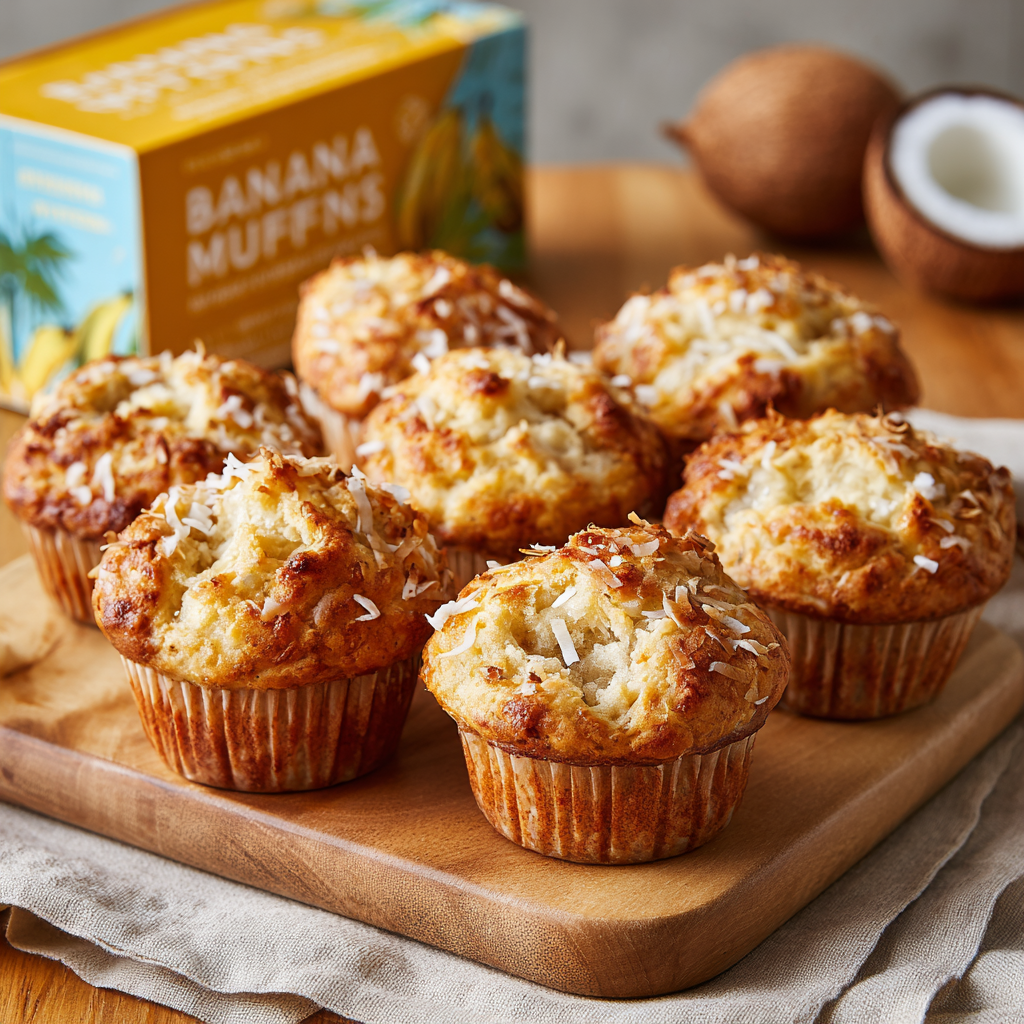 Banana Coconut Muffins