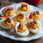 Pumpkin Apple Cinnamon Deviled Eggs