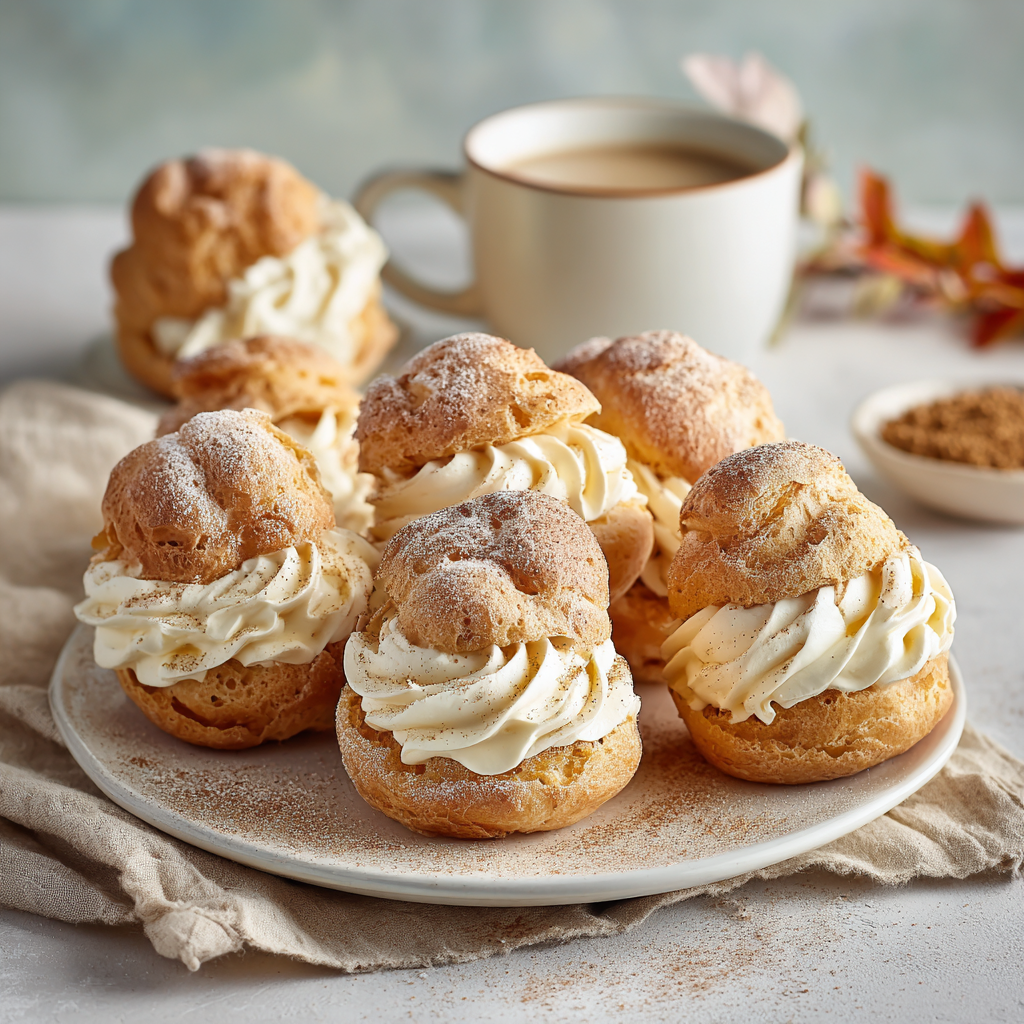 Chai Latte Cream Puffs