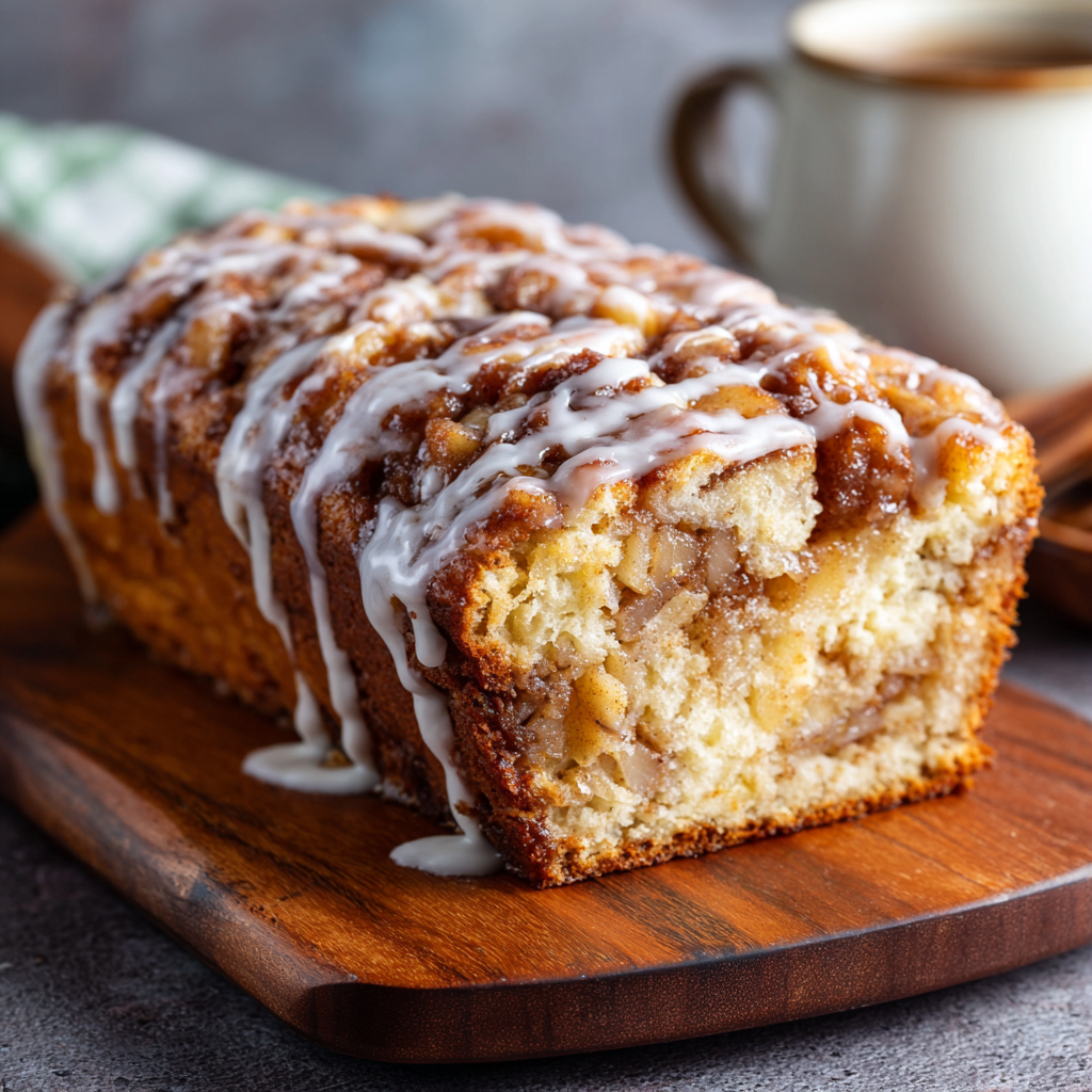 Easy Amish Apple Fritter Bread