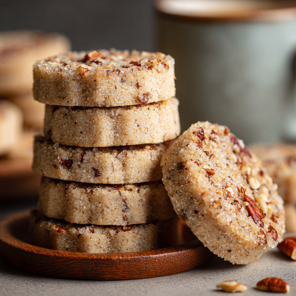 Pecan Shortbread Cookies