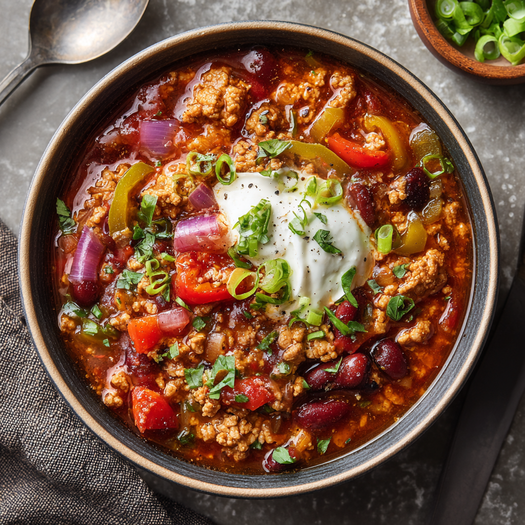 Weeknight Maple Turkey Chili