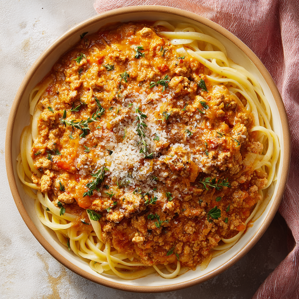 Pumpkin Turkey Bolognese