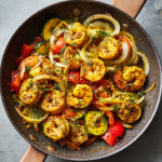 Turmeric-Dill Shrimp Stir-Fry