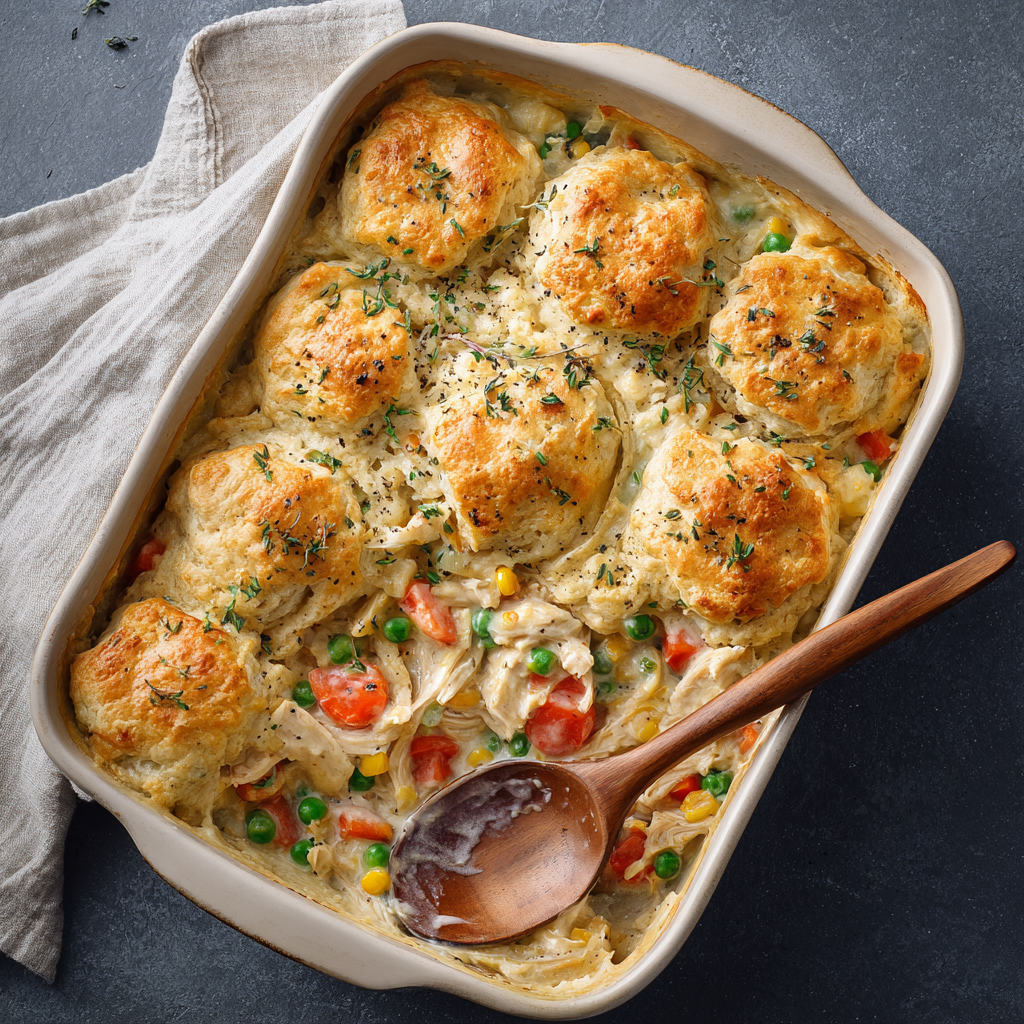 Chicken Pot Pie Casserole