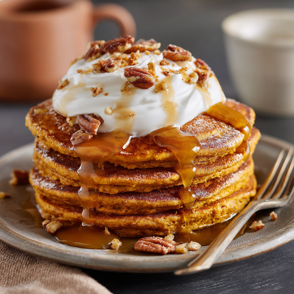 Pumpkin Pie Spice Pancakes