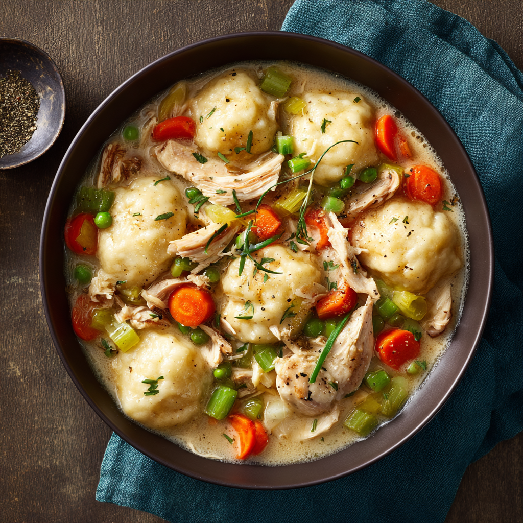 Hearty Chicken & Dumplings