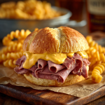 Homemade Arby’s-Style Roast Beef & Cheddar Sandwiches