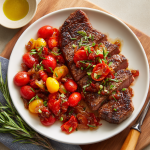 Seared Steak with Cherry Tomato Chutney