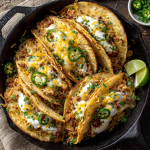 Jalapeño Popper Skillet Tacos