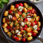 Crispy Gnocchi Caprese