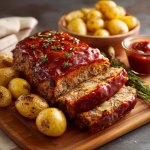 Hearty Meatloaf with Zesty Sweet Sauce