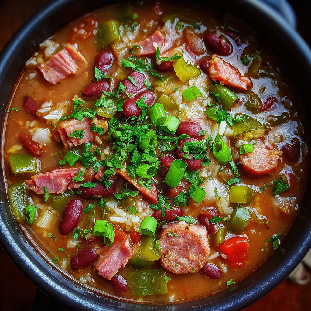 Red Beans & Rice with Smoked Meats