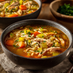 Hearty Chicken Orzo Soup