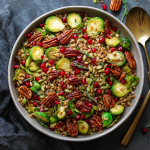 Brussels Sprout Salad with Balsamic Maple Dressing
